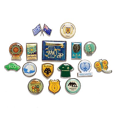 Σήματα πέτου με εκτύπωση και διαφανή επικάλυψη σμάλτου