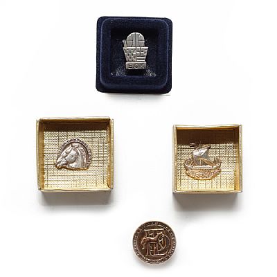 Σήματα πέτου χρυσά-αργυρά 925˚