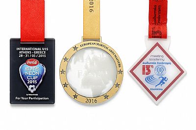 Μετάλλια plexi glas