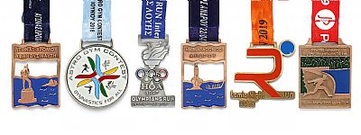 Χυτοπρεσαριστά μετάλλια επισμαλτωμένα