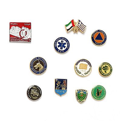 Σήματα πέτου σμάλτου ομοσπονδιών-συλλόγων