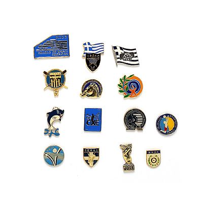 Σήματα πέτου σμάλτου ομοσπονδιών-συλλόγων